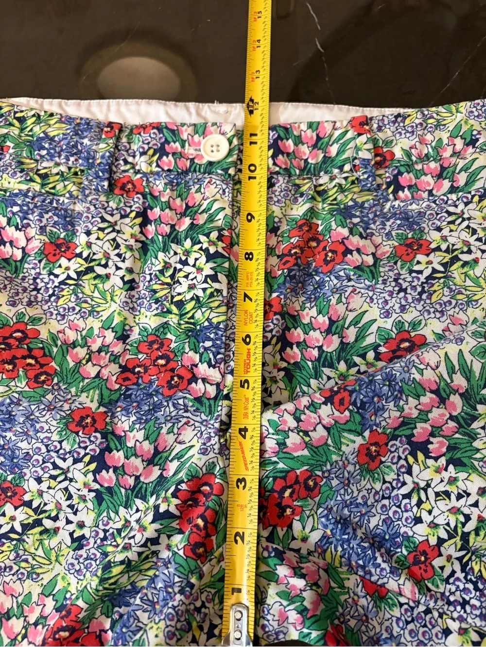 Talbots Perfect Skimmer Pedal Pusher Floral Pants Size 6 Spring Bloomcore Beachy - Picture 11 of 13